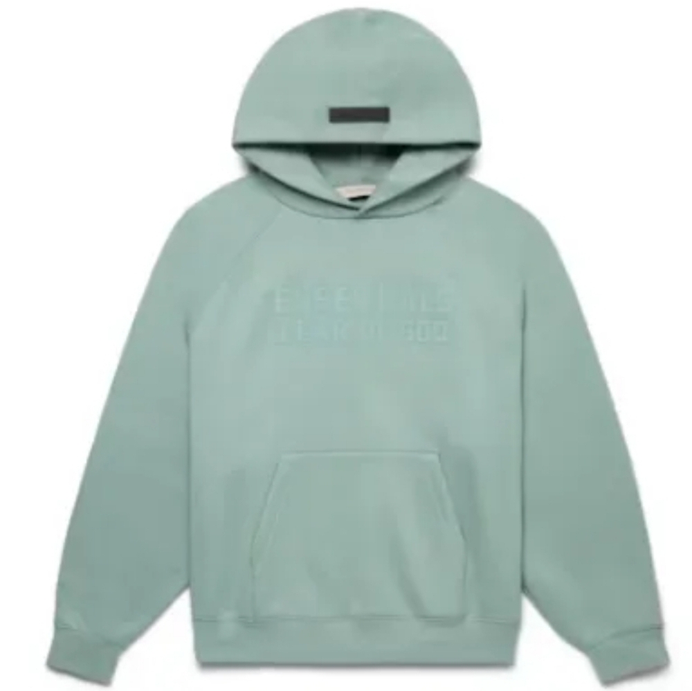 Essentials Mint Green Pullover Hoodie